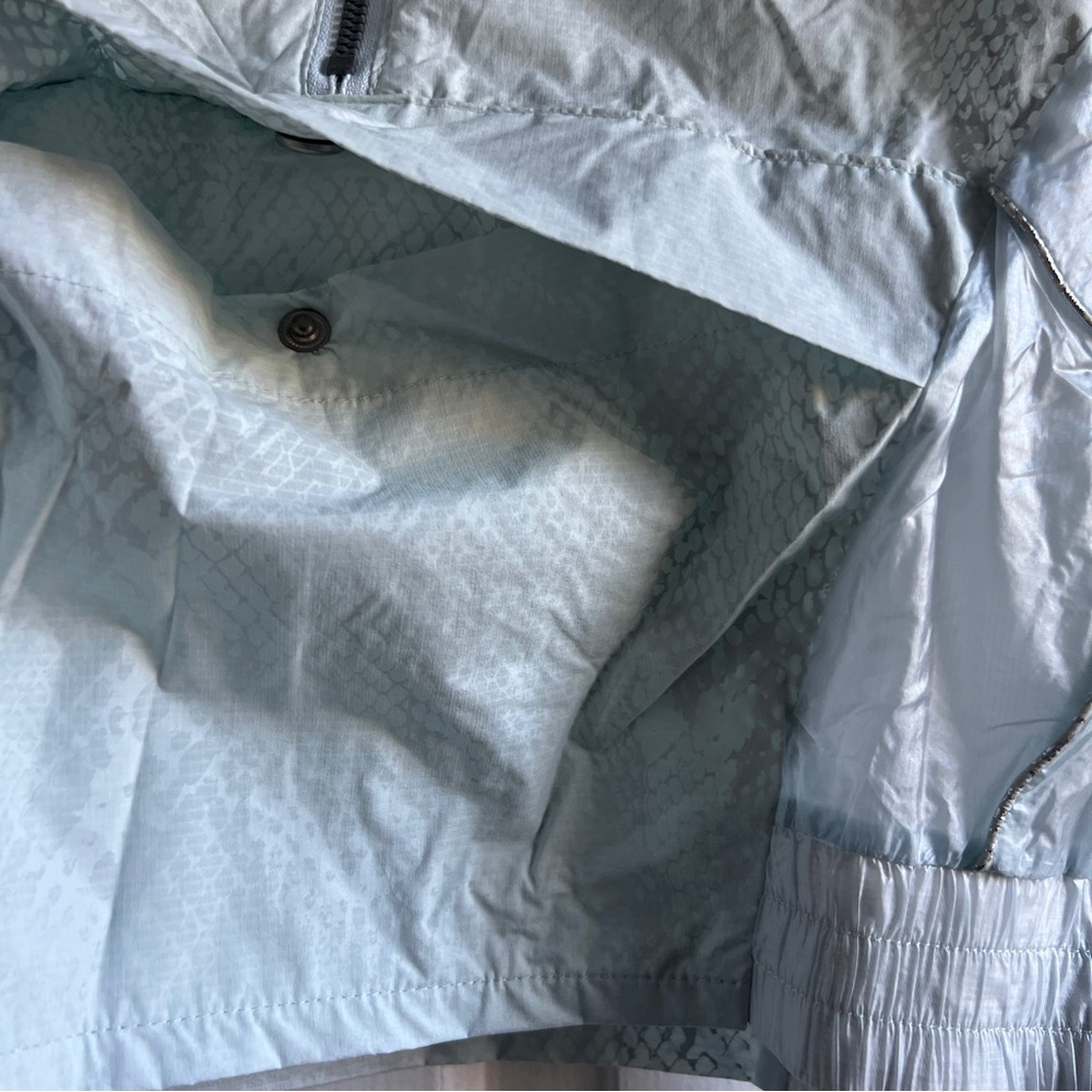 FP Movement by Free People metallic Blue lightweight windbreaker short set - Picture 6 of 15